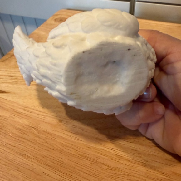 Vintage Italian A. Santini Signed Alabaster Turtle Dove Figurine 3.5x 5" Decor - Picture 5 of 7